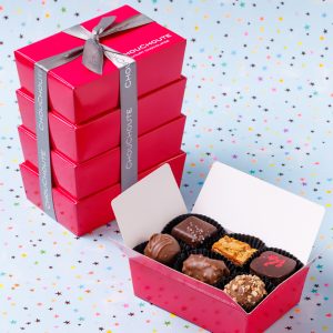 Six-Chocolate Box – Set Of Four