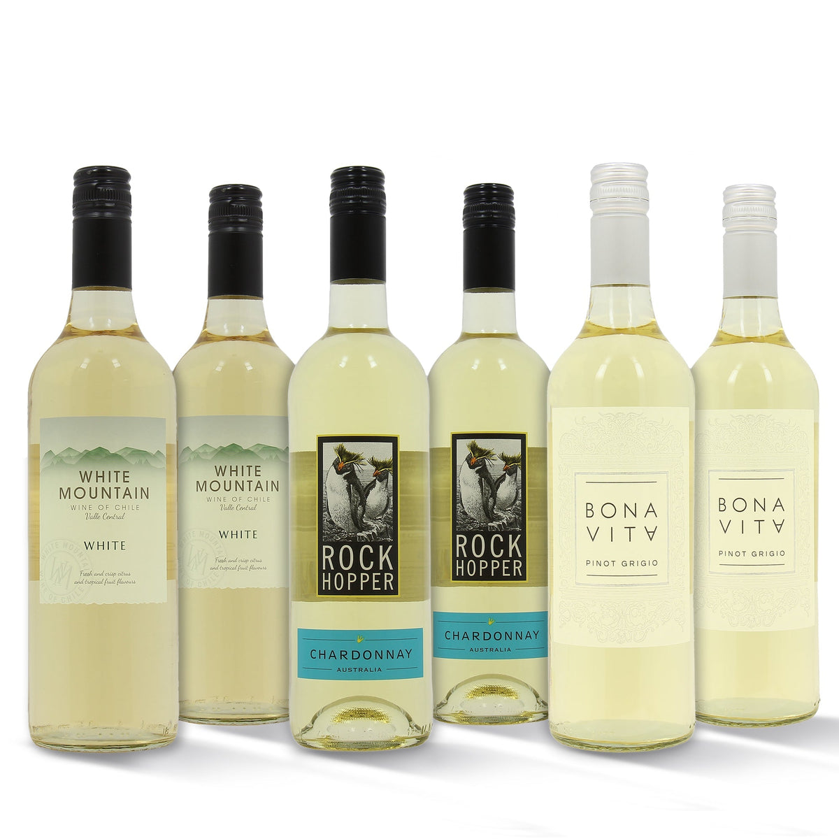 White Wine Case | 6 x 75cl Mixed White Wine Gift Set | Christmas 2026