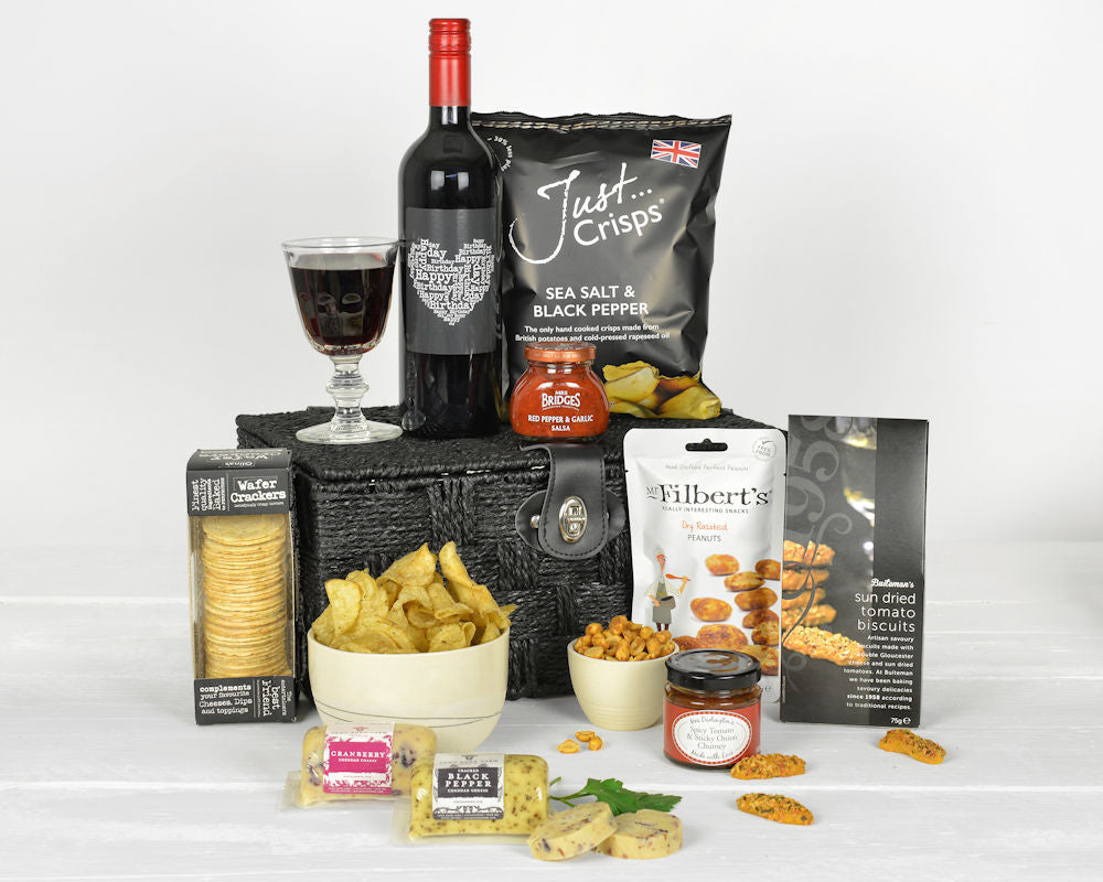 Special Occasion Red Wine and Cheese Hamper
